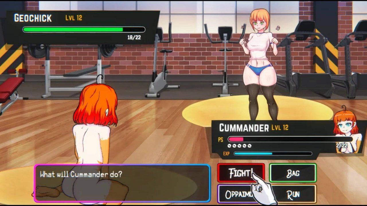 Oppaimon Hentai Pixel game Ep.6 pokemon gym fuck training